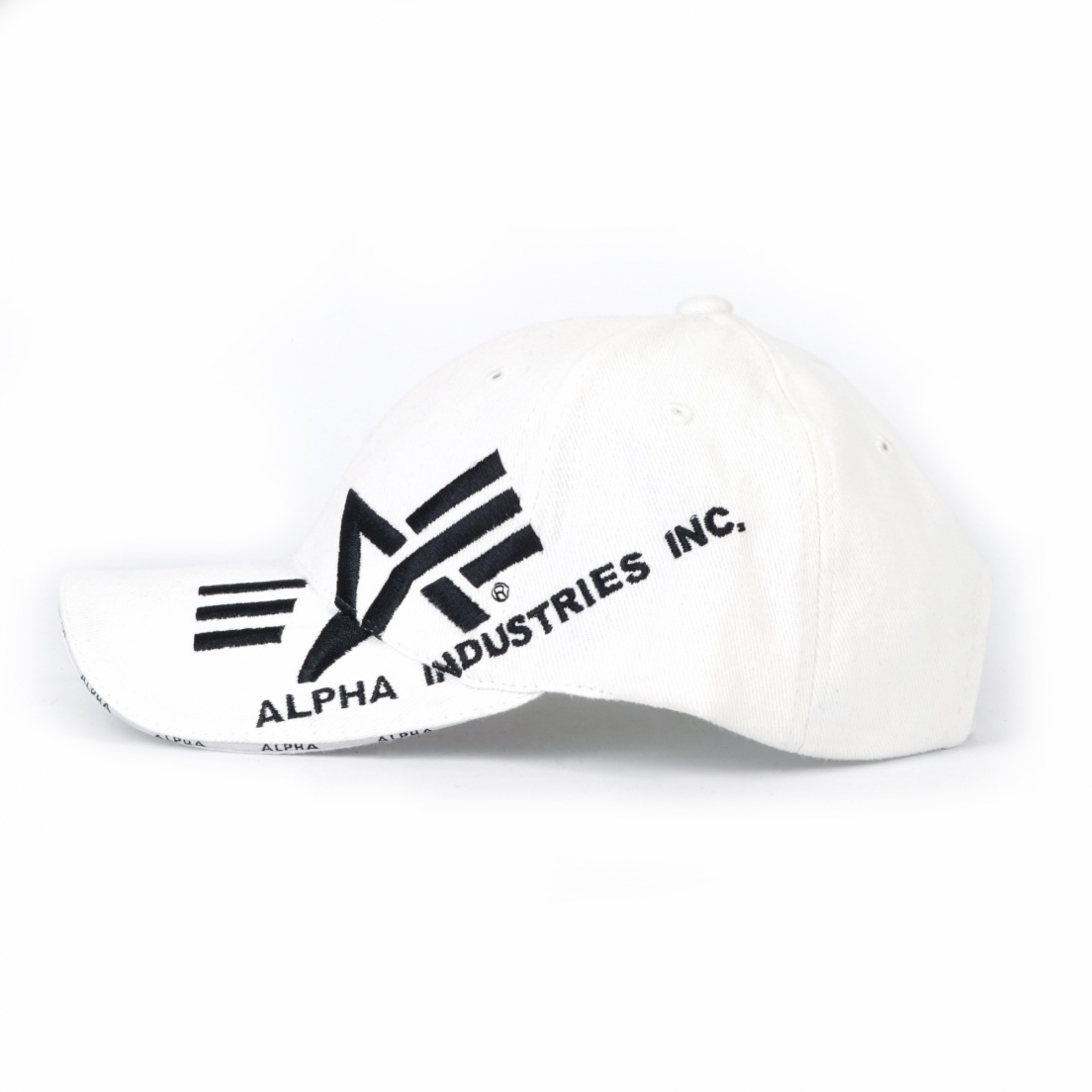 Кепка Alpha industries white фото 2