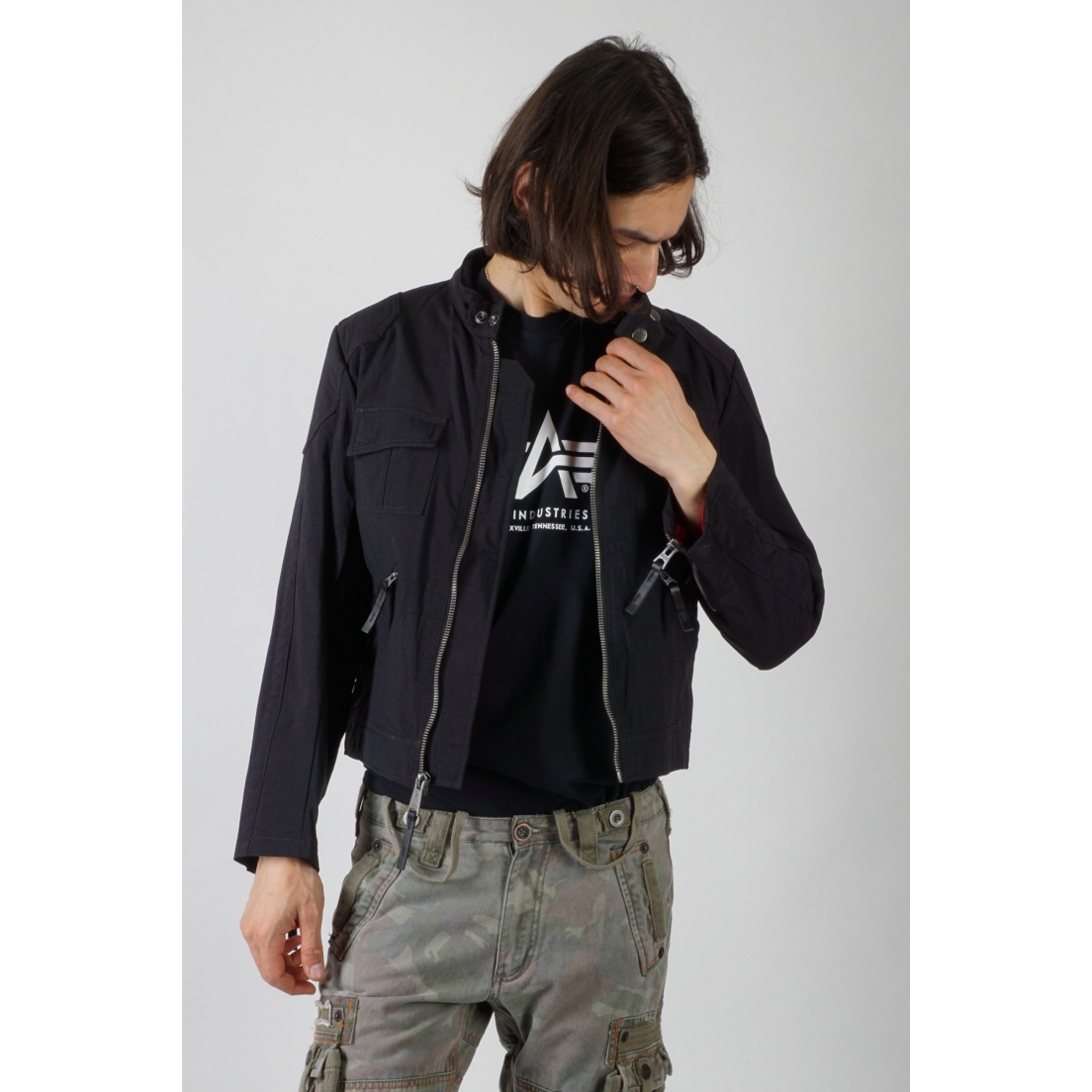 КУРТКА ALPHA INDUSTRIES 181107 TOP GEAR - BLACK фото 1
