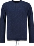 СВИТШОТ DSTREZZED GRANDAD INDIGO SWEAT DK.INDIGO 261000