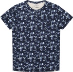 ФУТБОЛКА DSTREZZED CREW S/S CAMO MELANGE SINGLE JERSEY ROYAL BLUE 202276