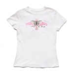 ФУТБОЛКА DELSOL ЖЕНСКАЯ Butterfly Tattoo