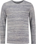 СВИТЕР DSTREZZED CREW LINEN MELANGE LT.BLUE MEL. 404103