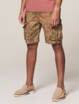 ШОРТЫ DSTREZZED COMBAT SHORTS CAMO FLOWER FINE DOBBY KHAKI 515222