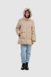 Пуховик ADD 8AW504 CAMEL LIGHT