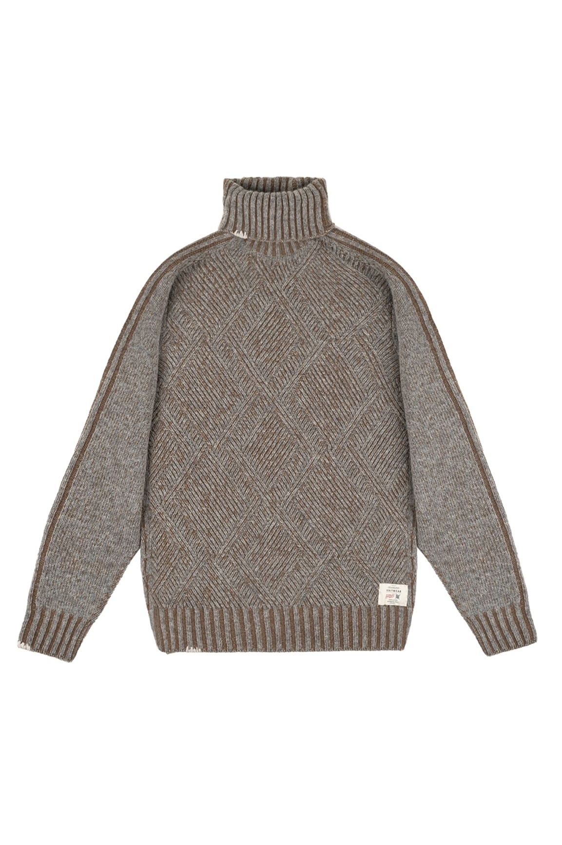 Свитер Bob Oliver Grey/Brown фото 1