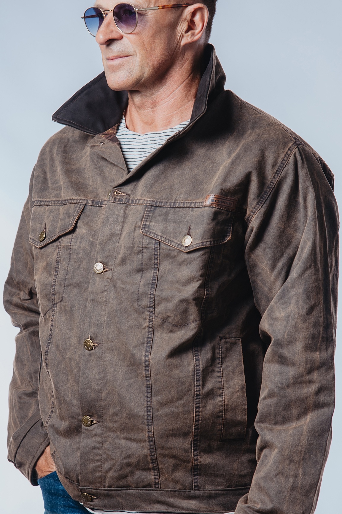 Куртка Australian Fashion House GmbH 010025 Clifton Tracker - Brown фото 3