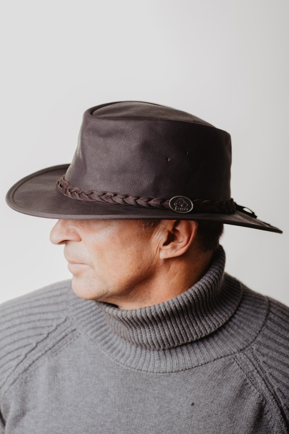 Шляпа 5H15 SCIPPIS Talaroo - Brown фото 3