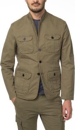 ПИДЖАК DSTREZZED WORKER BLAZER STRETCH TWILL ARMY GREEN 111084 фото 1