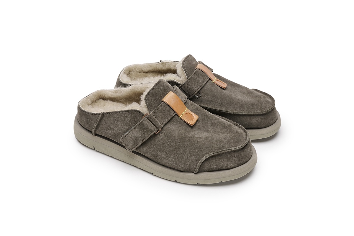 Тапочки Satorisan Uwabaki Clog Suede Deep Khaki 2.0 фото 2