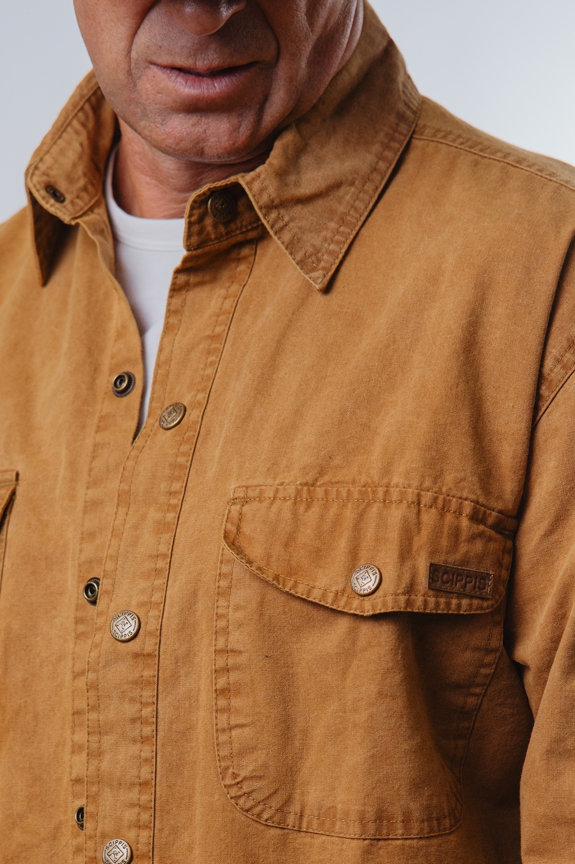 Рубашка Scippis Australian Fashion House GmbH 003S04 Cowra - Tobacco фото 3