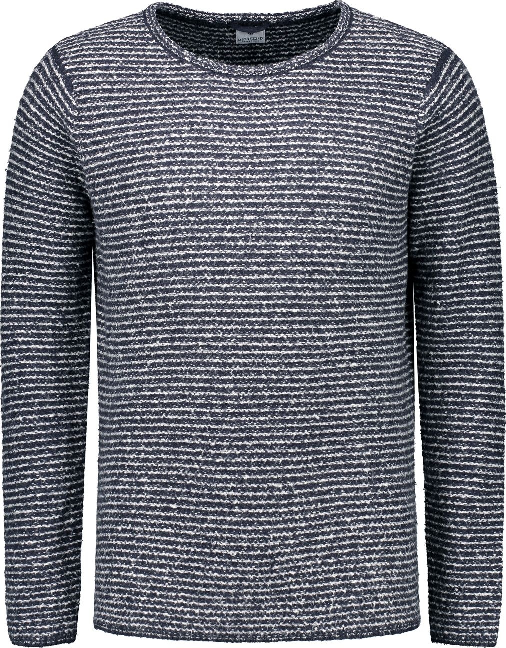 СВИТЕР DSTREZZED ROUND NECK MARINE KNIT COTTON NYLON Black 404148 фото 1