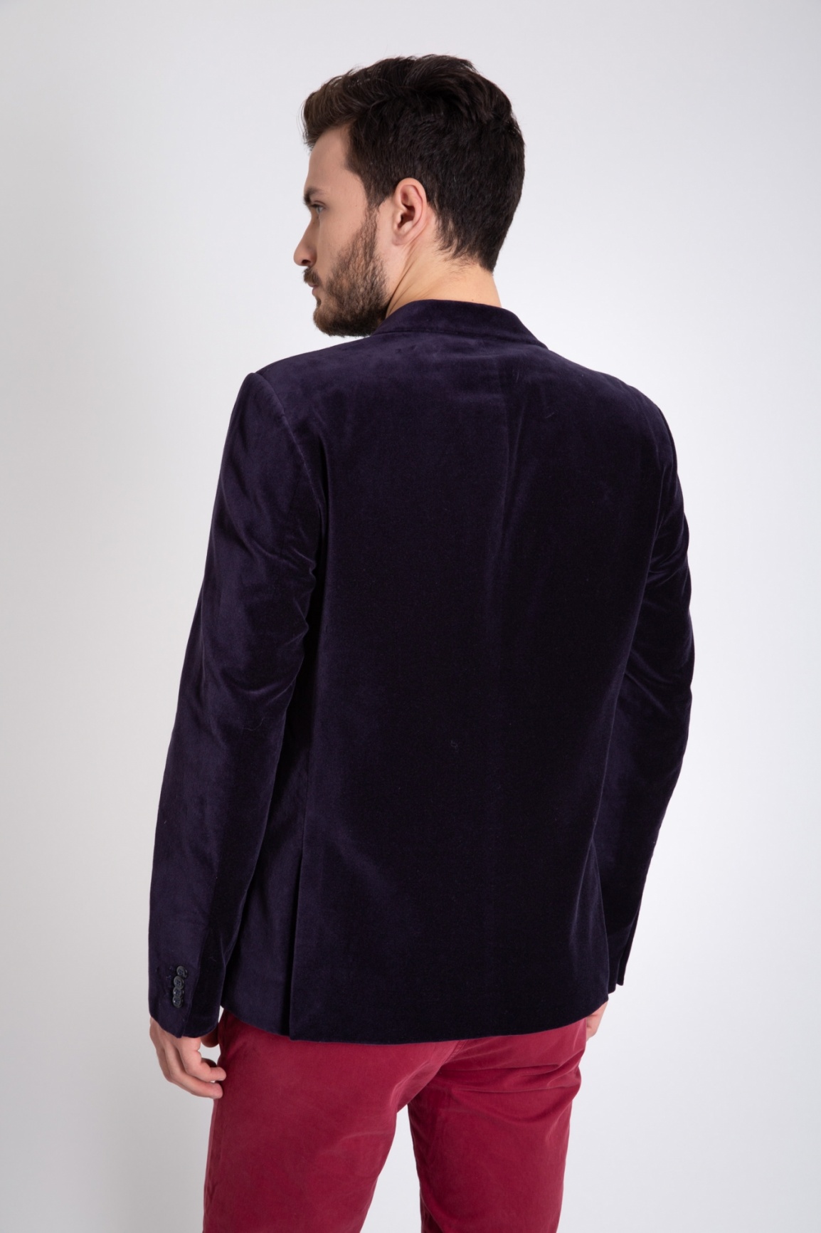 ПИДЖАК DSTREZZED BLAZER WASHED VELOUR DK.NAVY 111149 фото 11