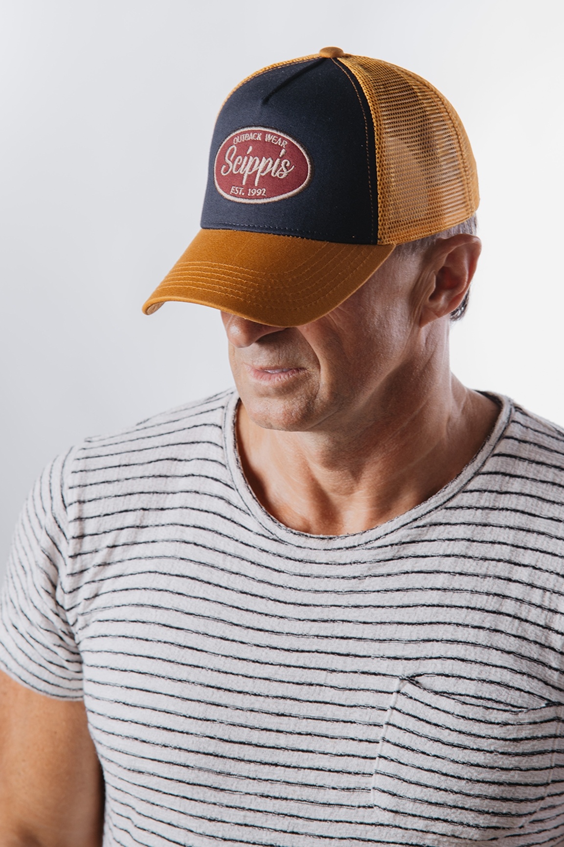 Кепка Scippis Rokewood Tan - Navy фото 3