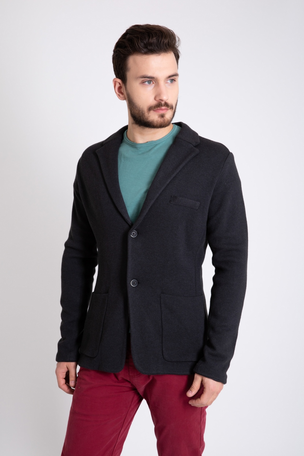 Блейзер Dstrezzed 111114 Anthra/Black																														 фото 6