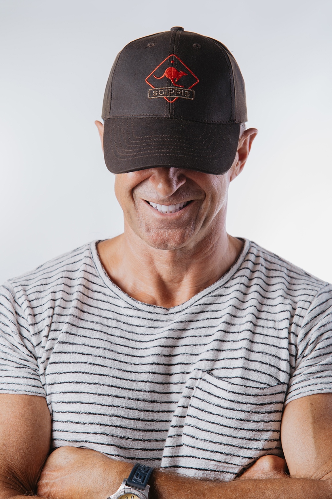 Кепка 001H10 SCIPPIS OILSKIN - Brown фото 2