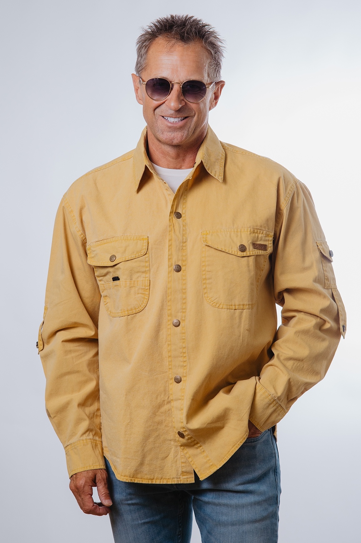 Рубашка Scippis Australian Fashion House GmbH 003S04 Cowra - Mustard фото 1