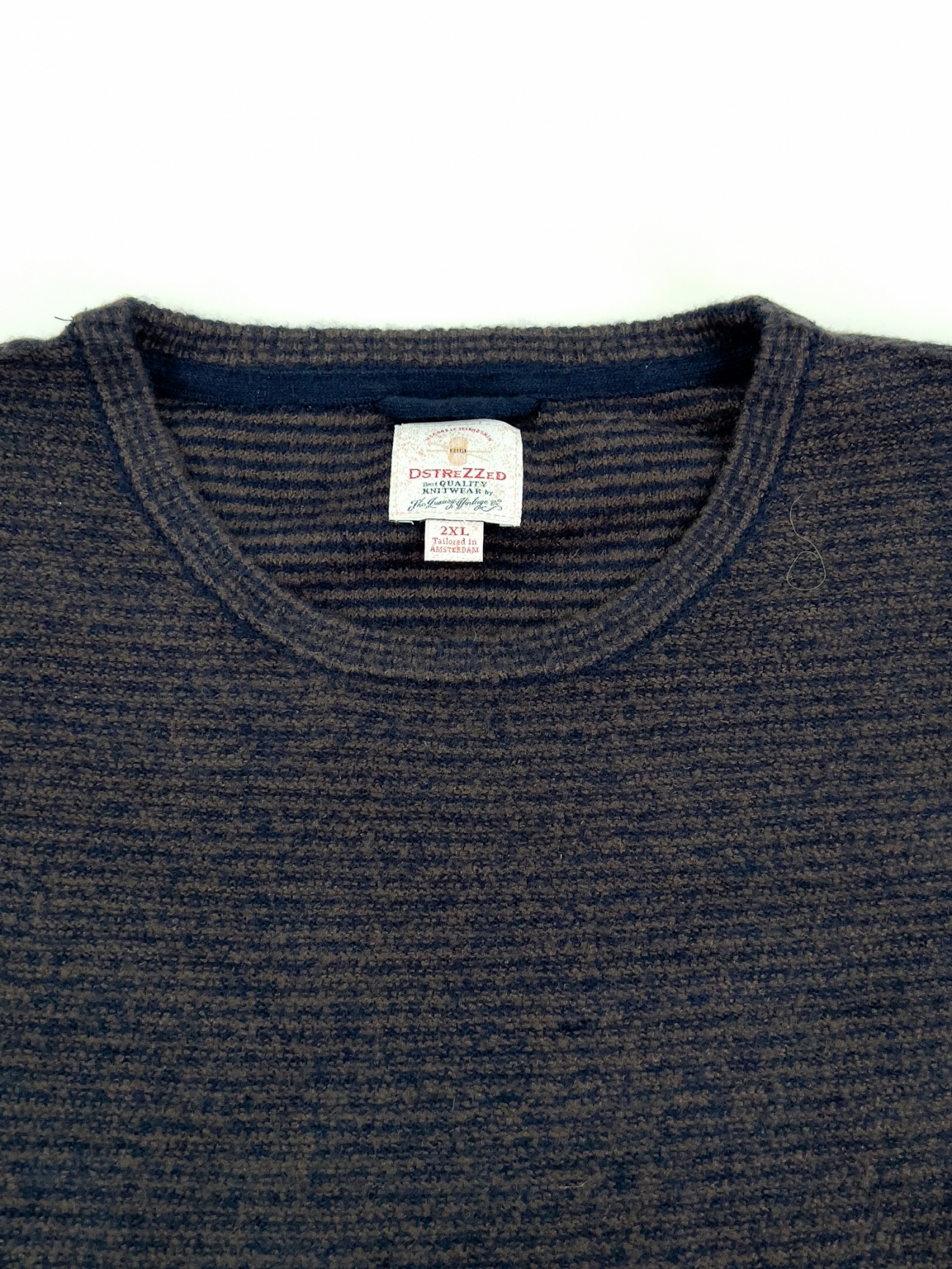 СВИТЕР DSTREZZED Dk. Navy / Brown 404091 фото 3