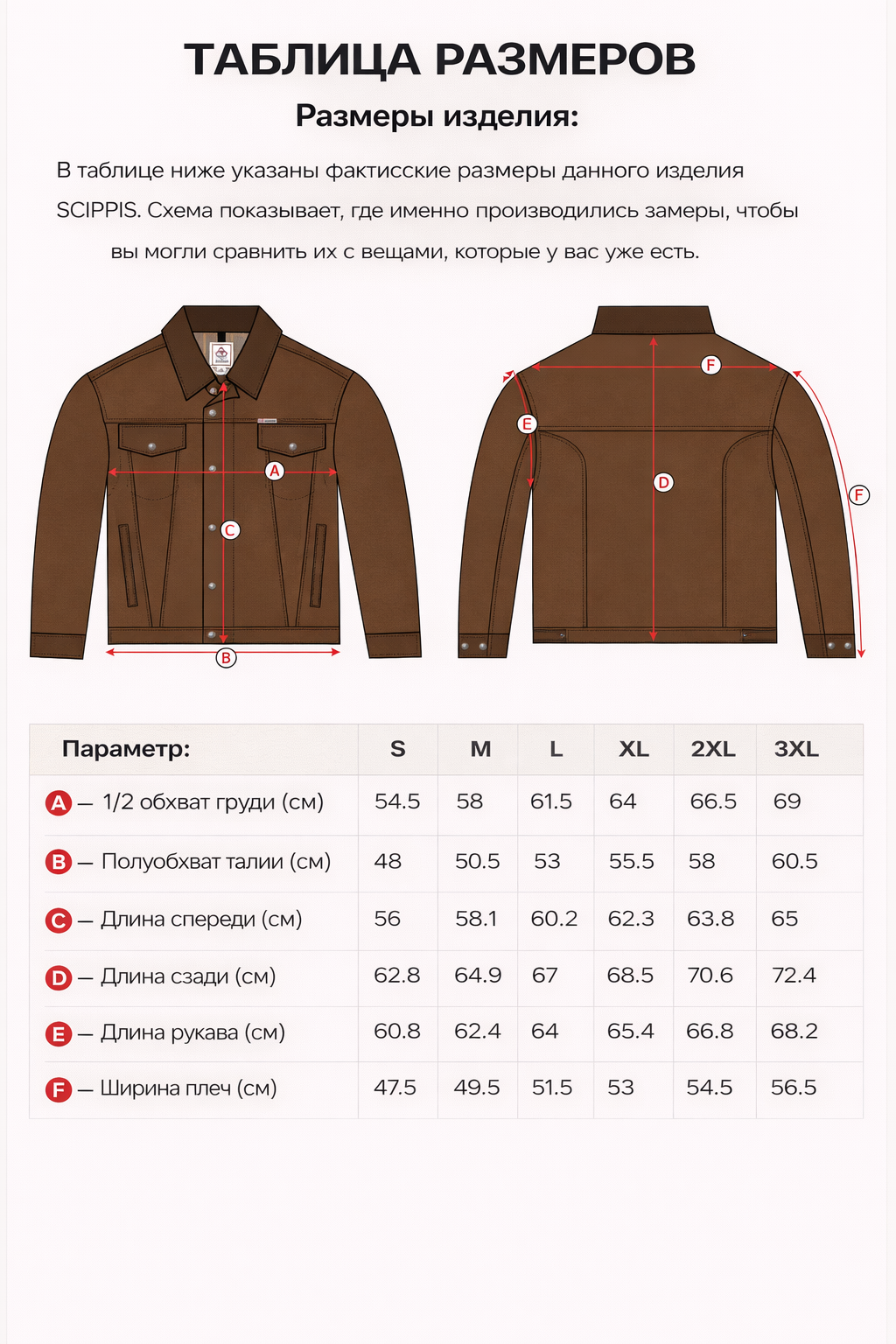 Куртка Australian Fashion House GmbH 010025 Clifton Tracker - Brown фото 3