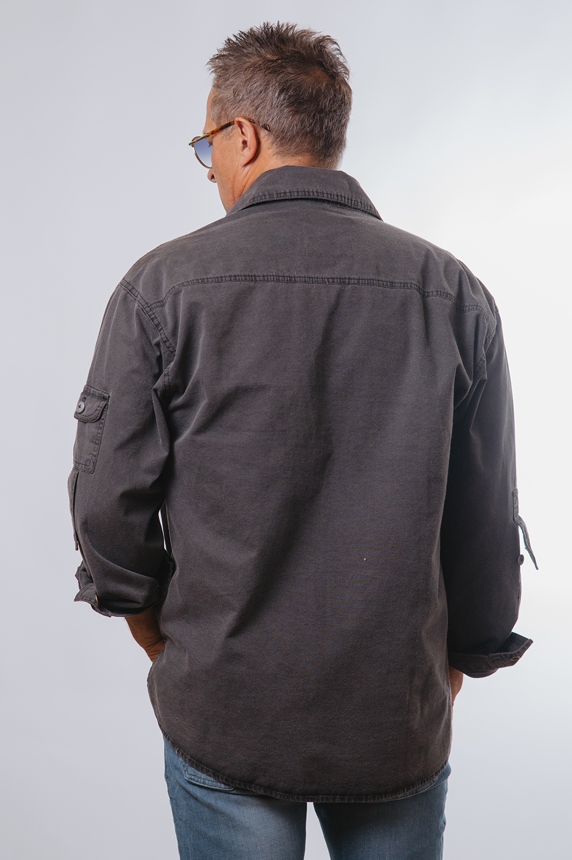 Рубашка Scippis Australian Fashion House GmbH 003S04 Cowra - Grey фото 3