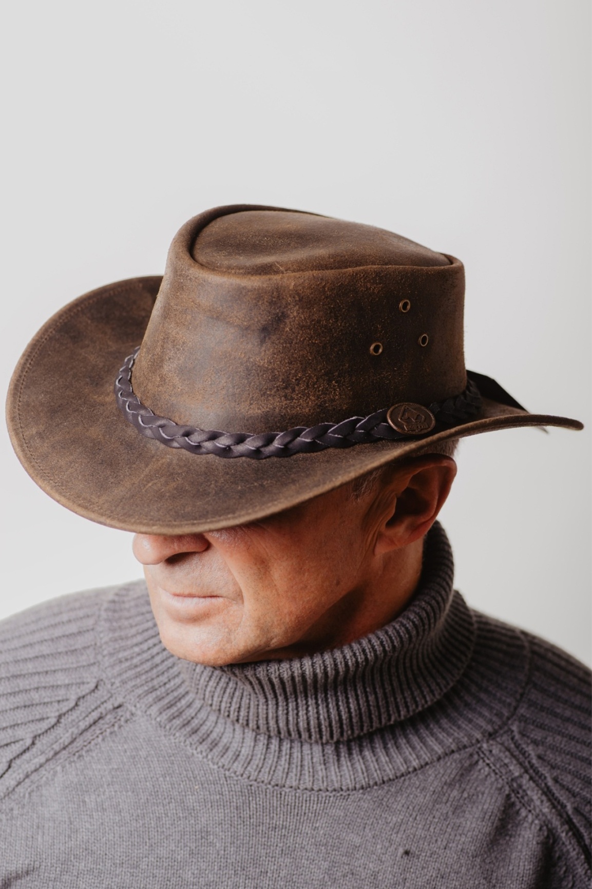 Шляпа 5H99 SCIPPIS Fleetwood Vintage - Brown фото 1