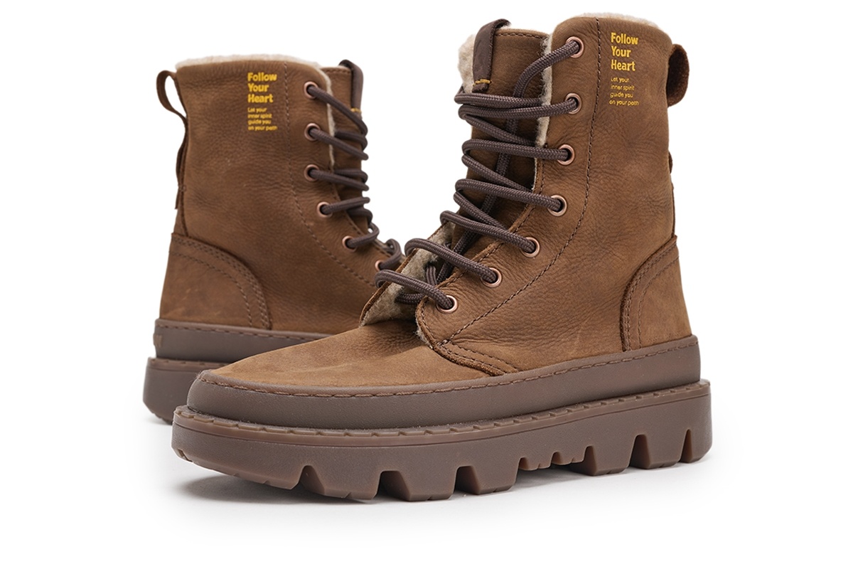 Ботинки Satorisan Unalome Laces Premium Wool Mid Brown фото 5