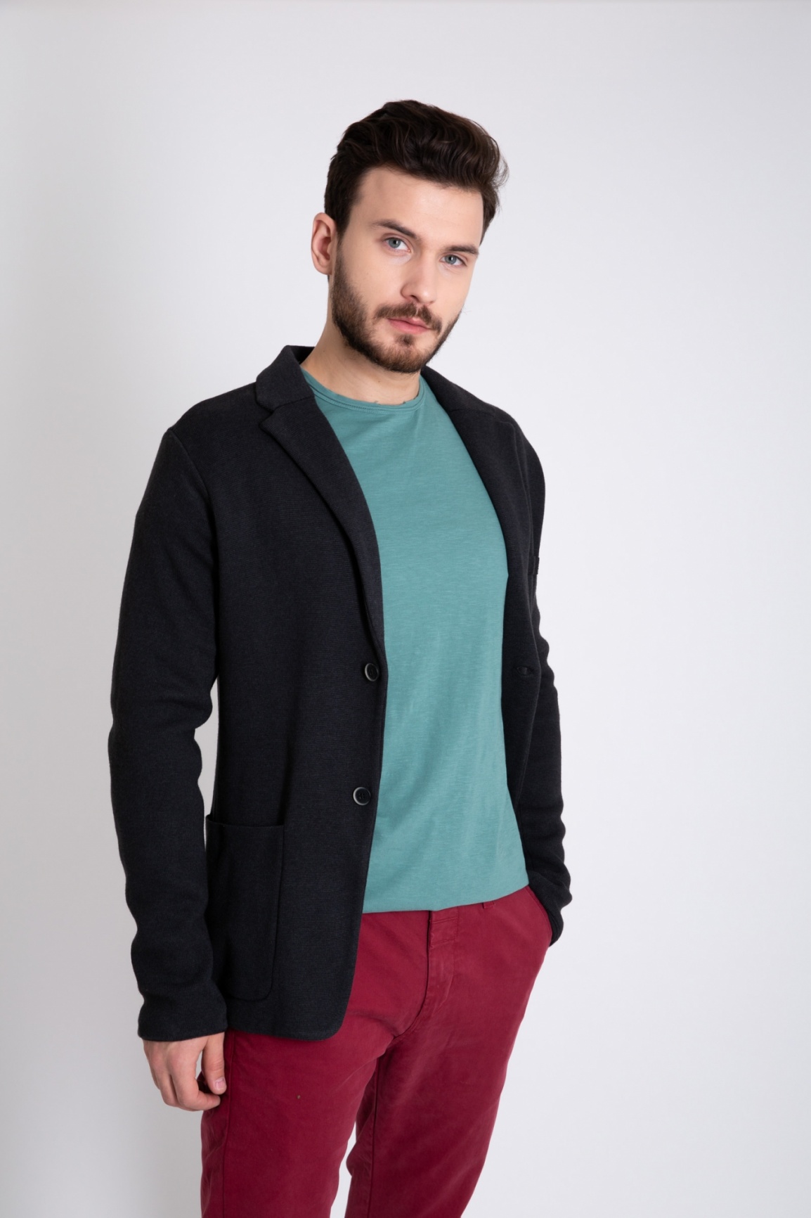 Блейзер Dstrezzed 111114 Anthra/Black																														 фото 2