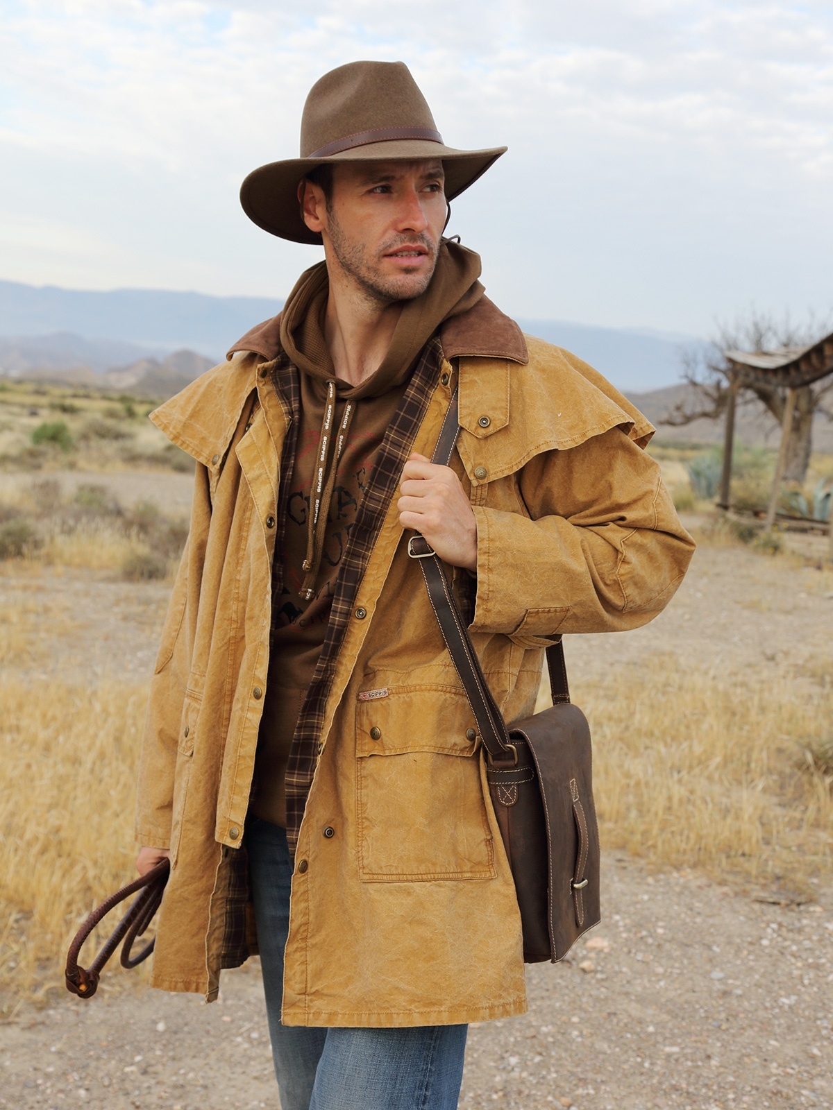 Куртка Australian Fashion House GmbH 003J01 Duster - Mustard фото 1