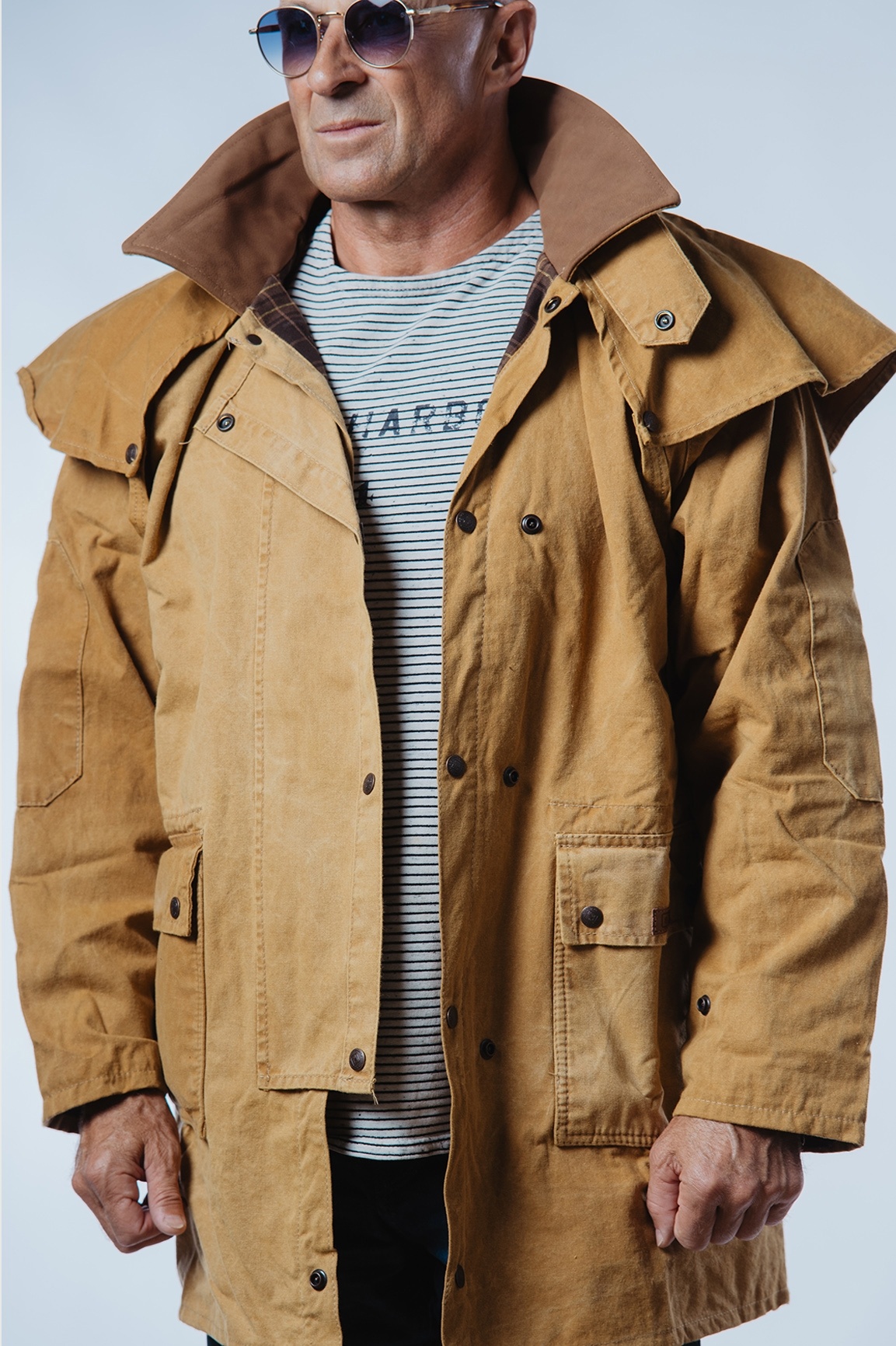 Куртка Australian Fashion House GmbH 003J01 Duster - Mustard фото 1