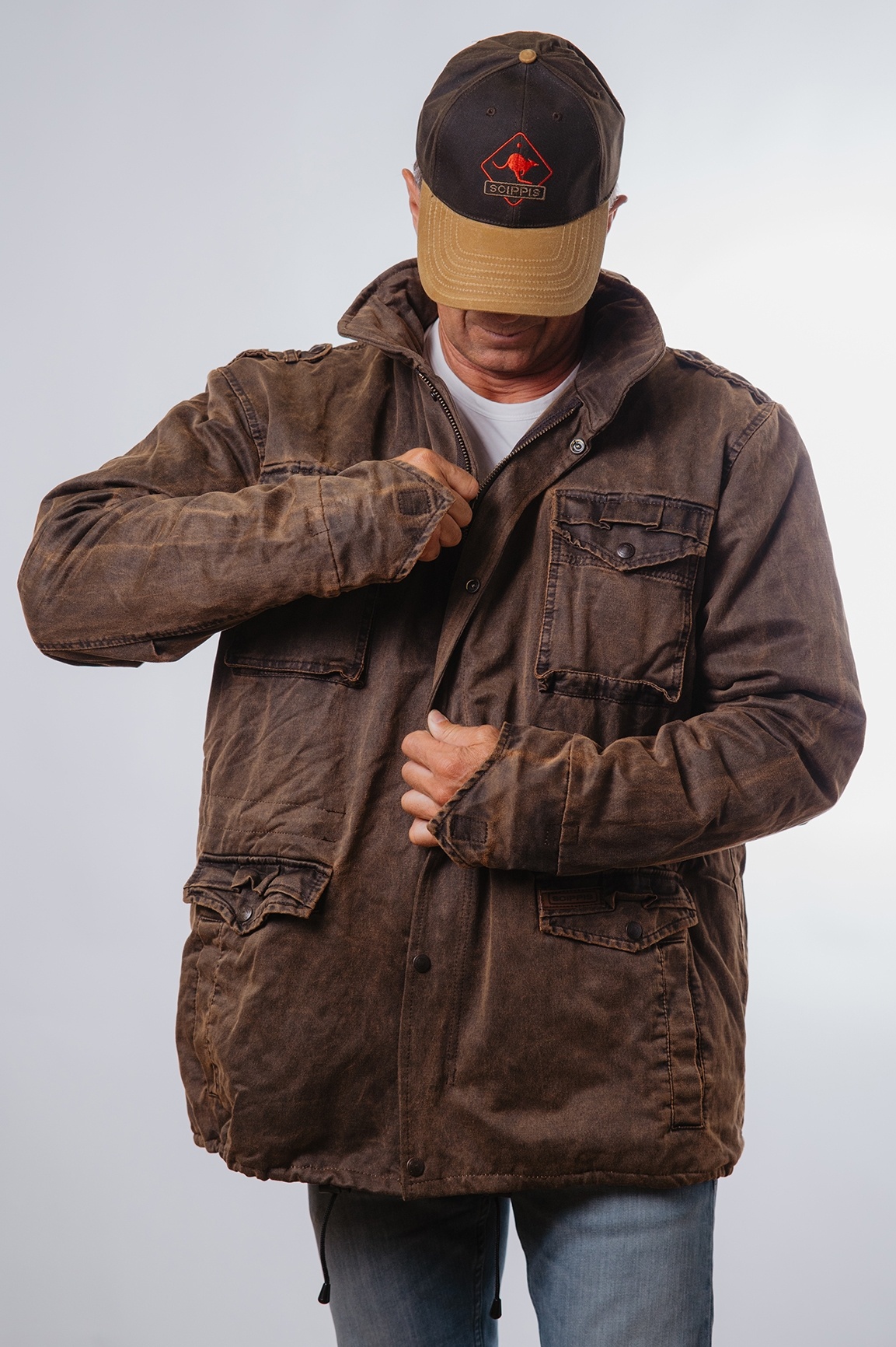 Куртка Newman Jacket - Brown фото 8