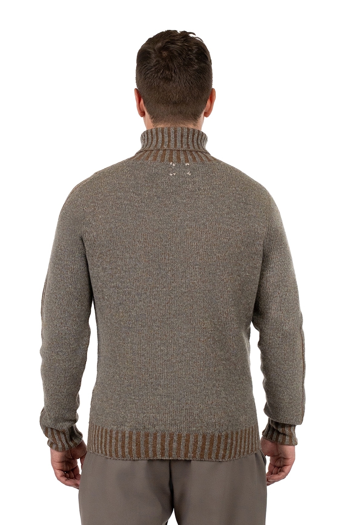 Свитер Bob Oliver Grey/Brown фото 4