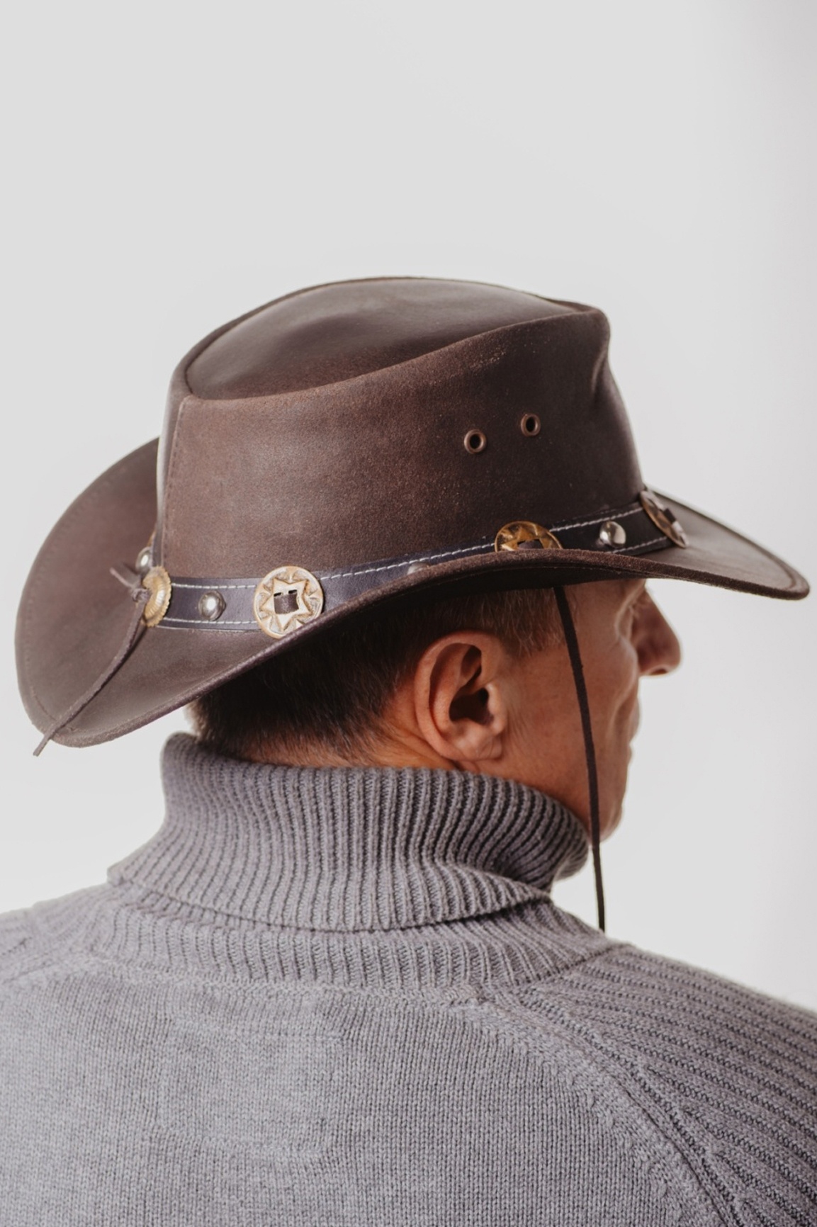 Шляпа 5H95 SCIPPIS Concho - Brown фото 3