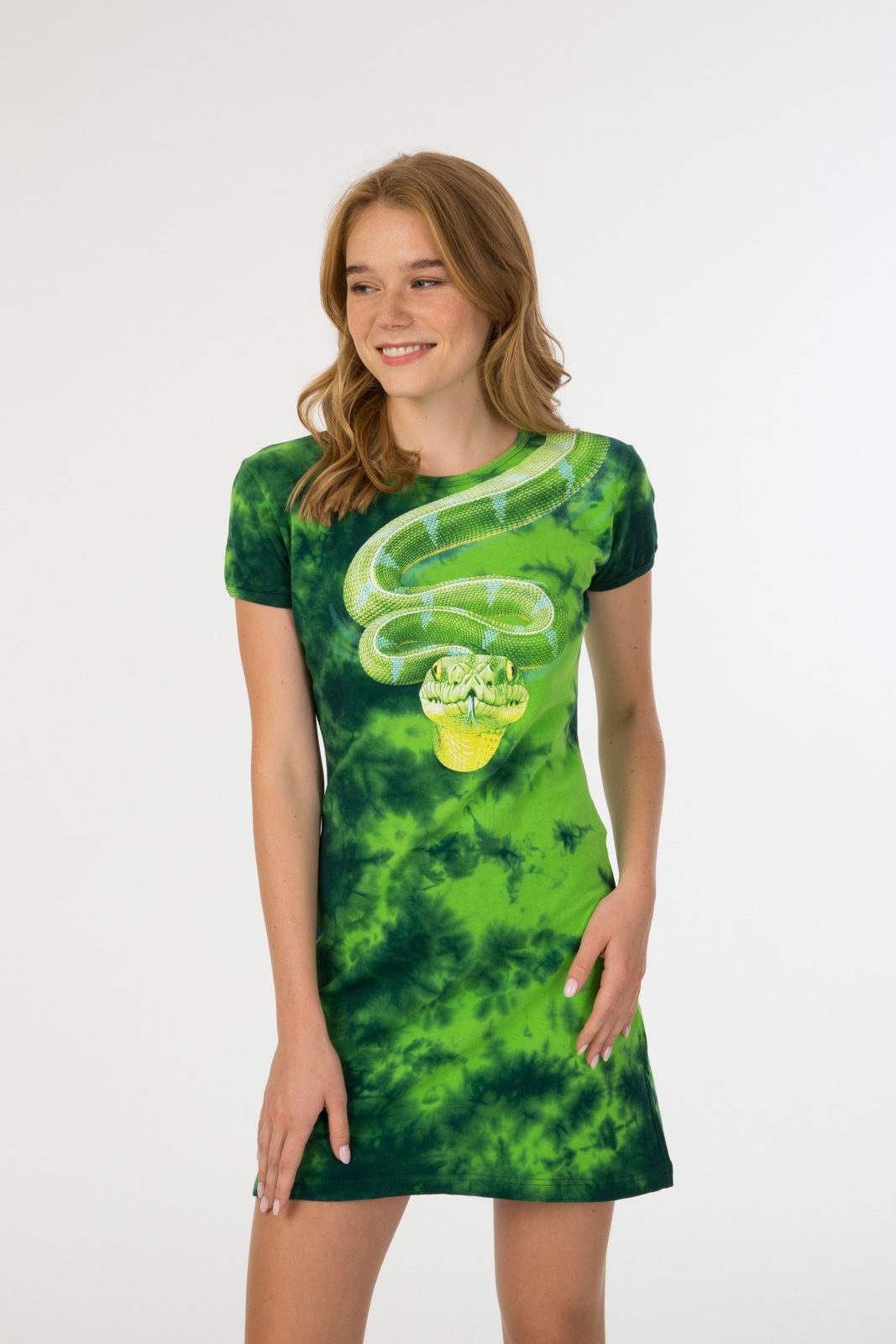 Платье Planet Earth TDLBDF 808 Green Python фото 4