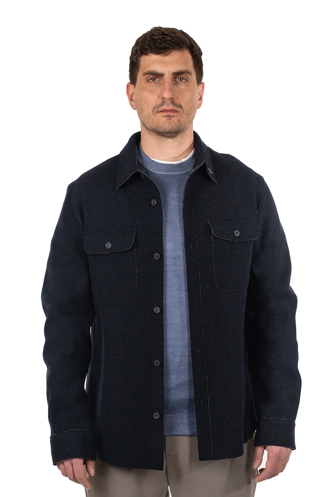 Рубашка Bob Greg Dark Blue фото 2