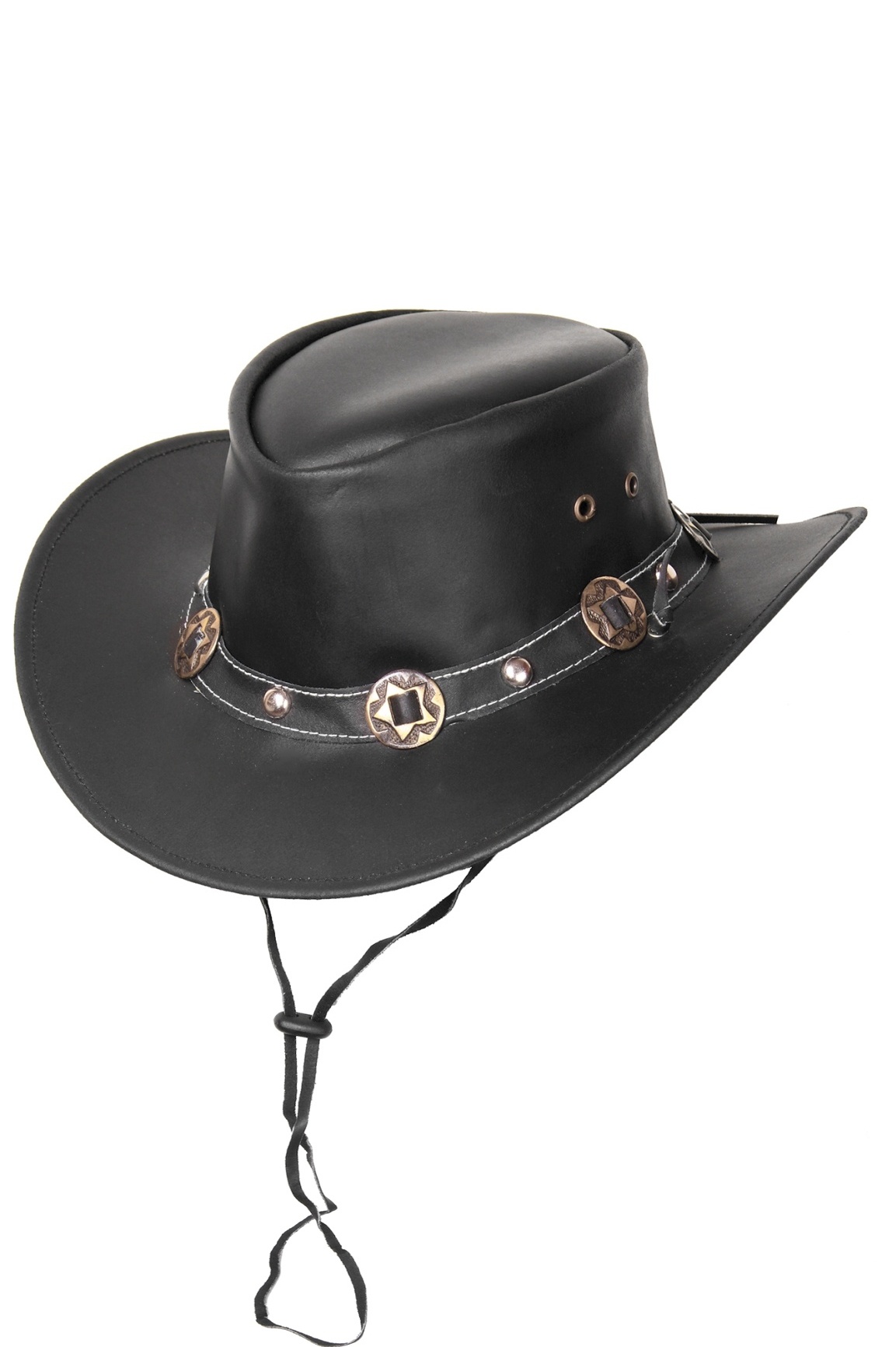 Шляпа 5H95 SCIPPIS Concho - Black фото 4