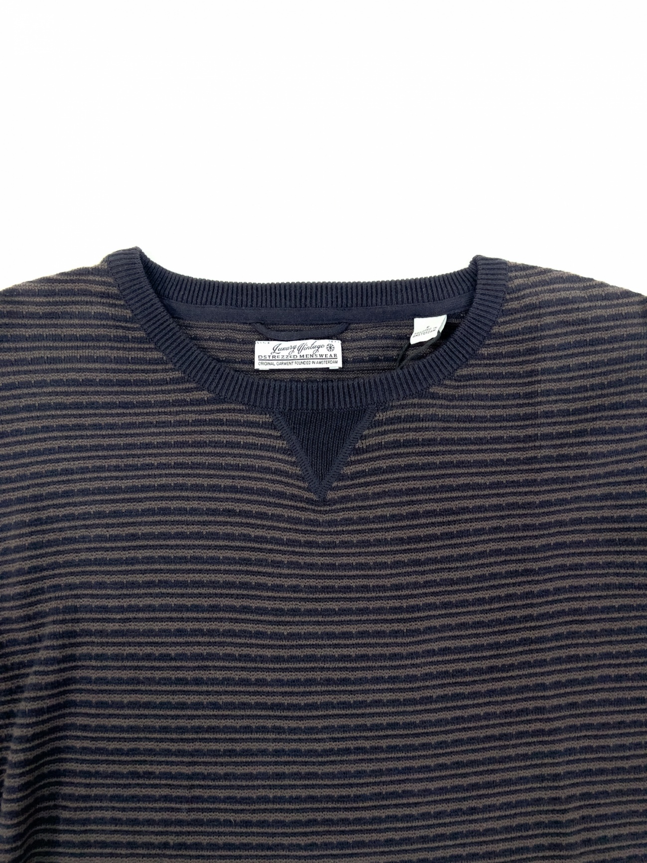 СВИТЕР DSTREZZED Dk.Navy/Brown 404081 фото 3