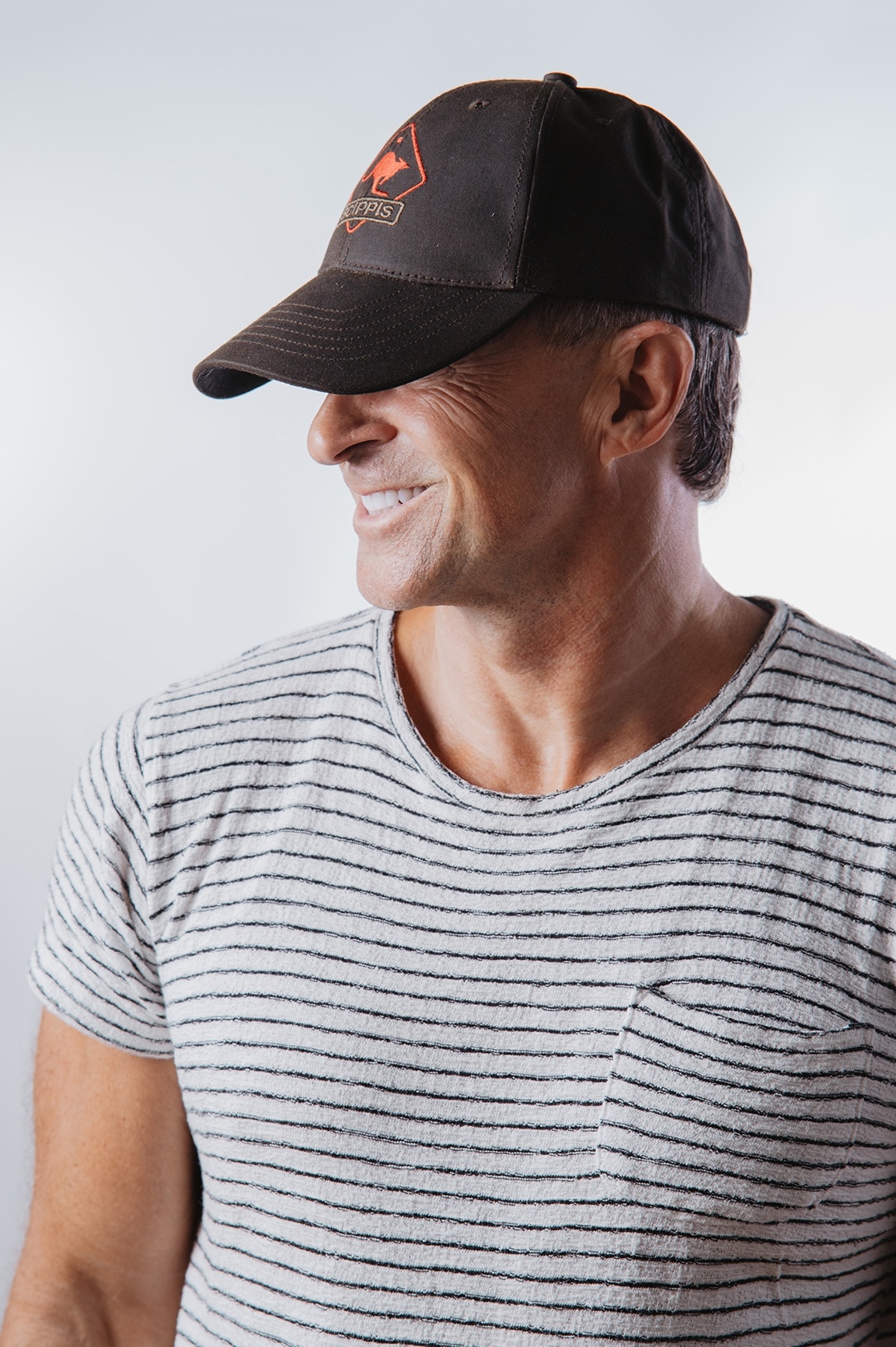 Кепка 001H10 SCIPPIS OILSKIN - Brown фото 4