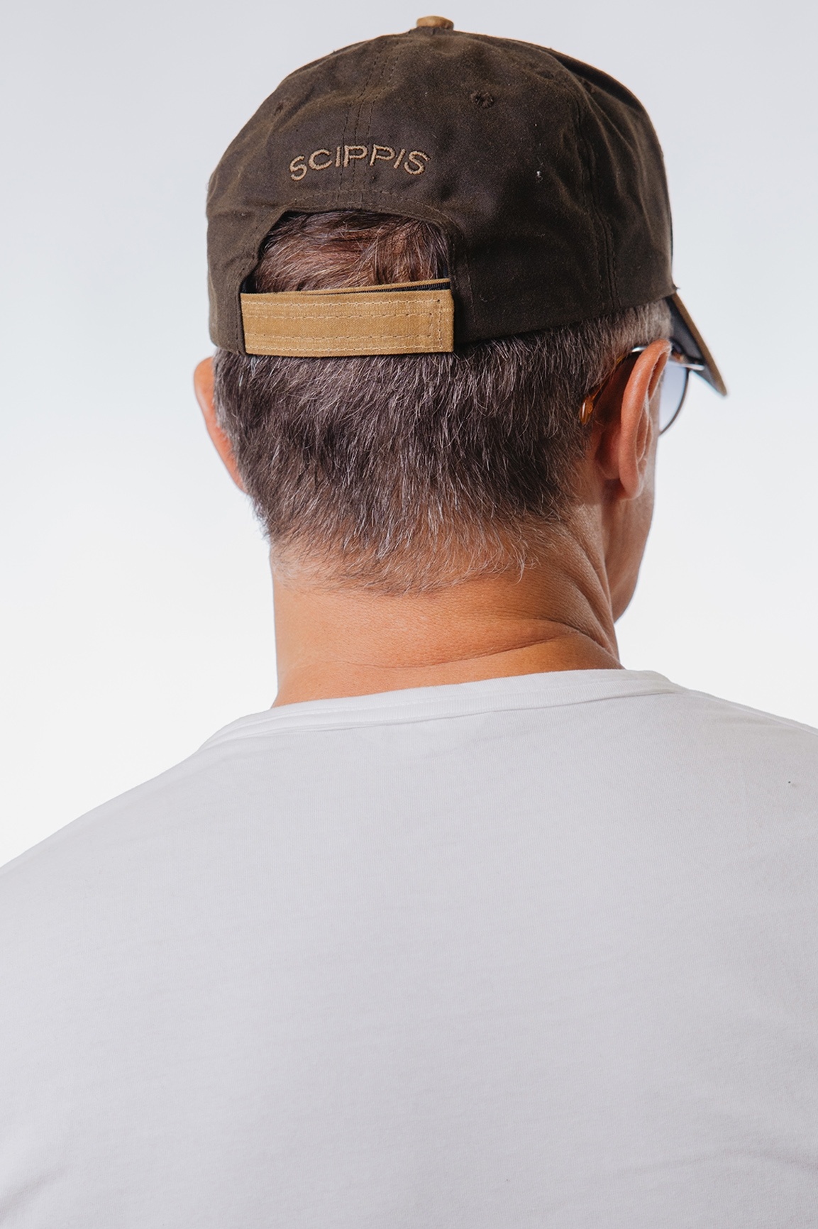 Кепка 001H10 SCIPPIS OILSKIN CAP Tan - Brown фото 2