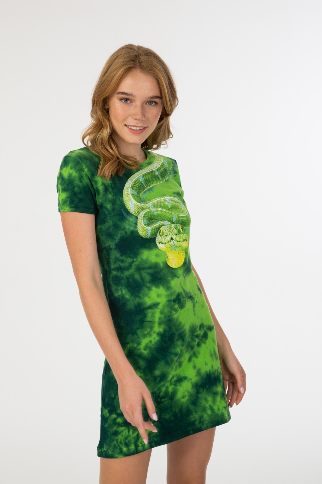 Платье Planet Earth TDLBDF 808 Green Python фото 1