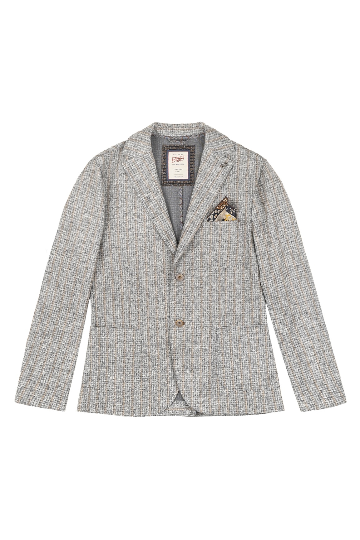 Пиджак Bob Harlow Beige/Grey фото 1