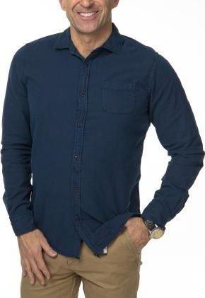 РУБАШКА DSTREZZED KNITTED SHIRT L/S DK.INDIGO 303090 фото 1