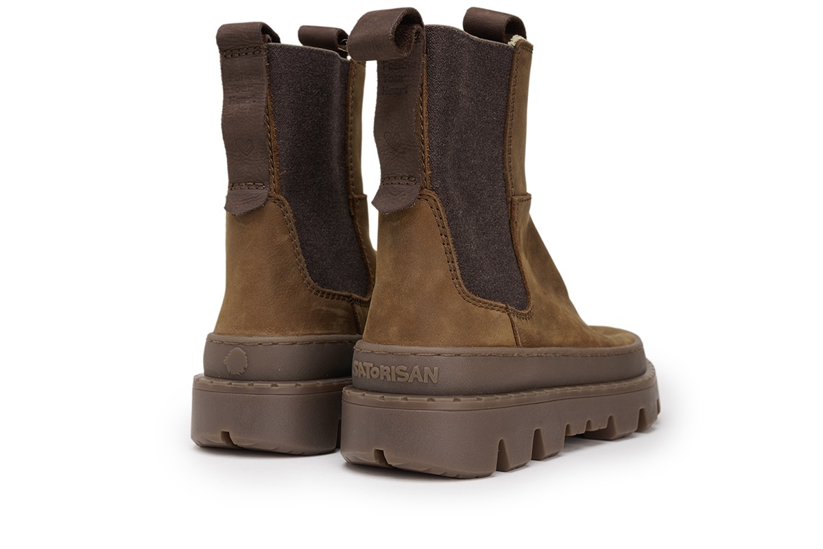 Ботинки Satorisan Unalome Elastics Premium Mid Brown фото 3
