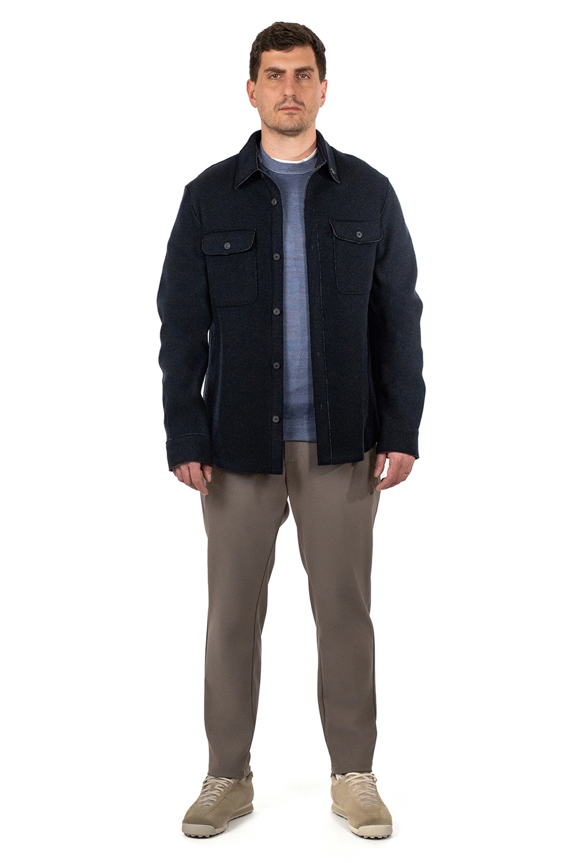 Рубашка Bob Greg Dark Blue фото 4