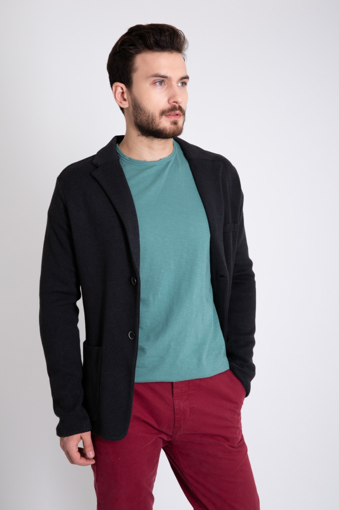 Блейзер Dstrezzed 111114 Anthra/Black																														 фото 3