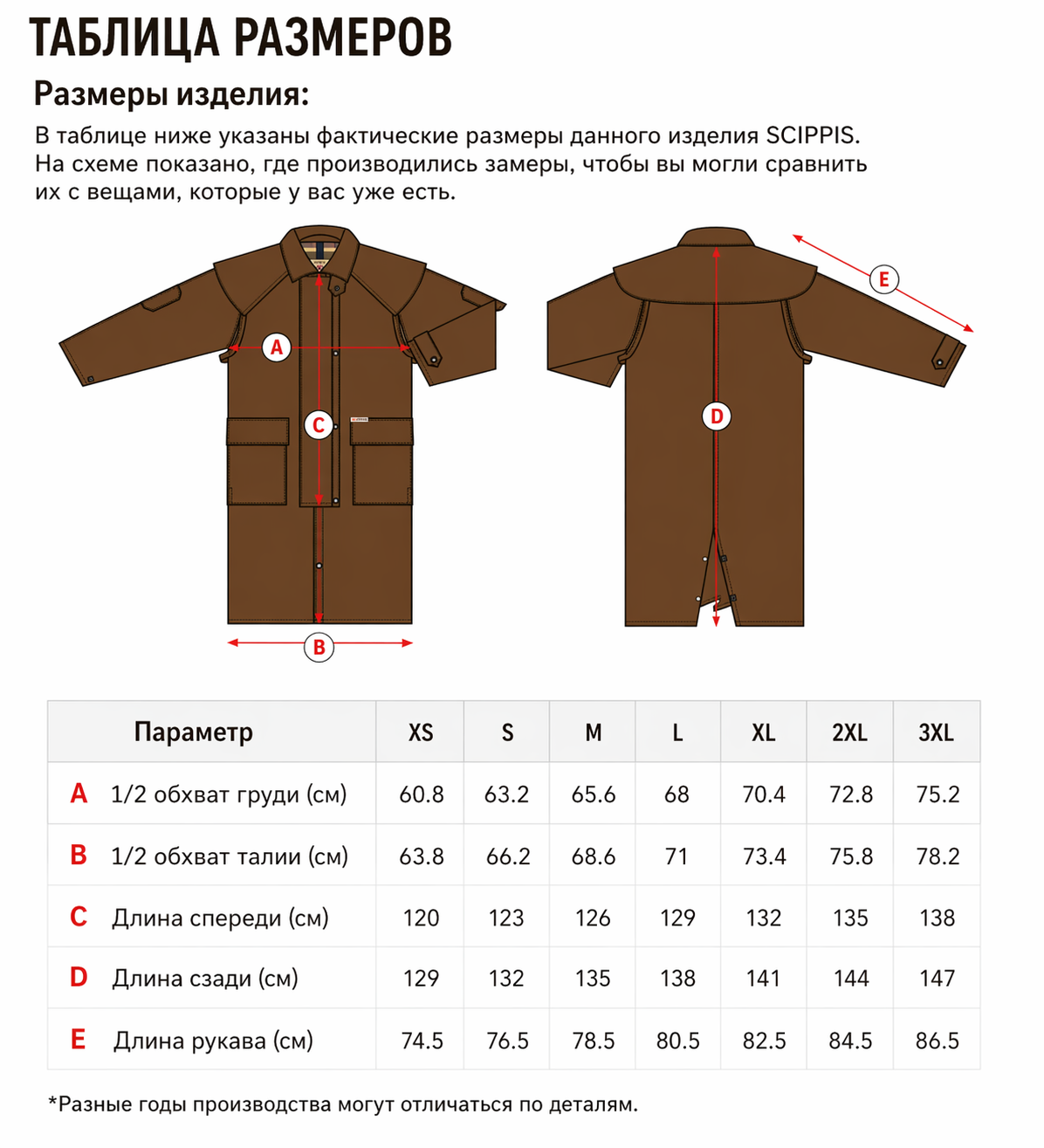 Плащ Australian Fashion House GmbH 001020 Riding - Brown фото 3