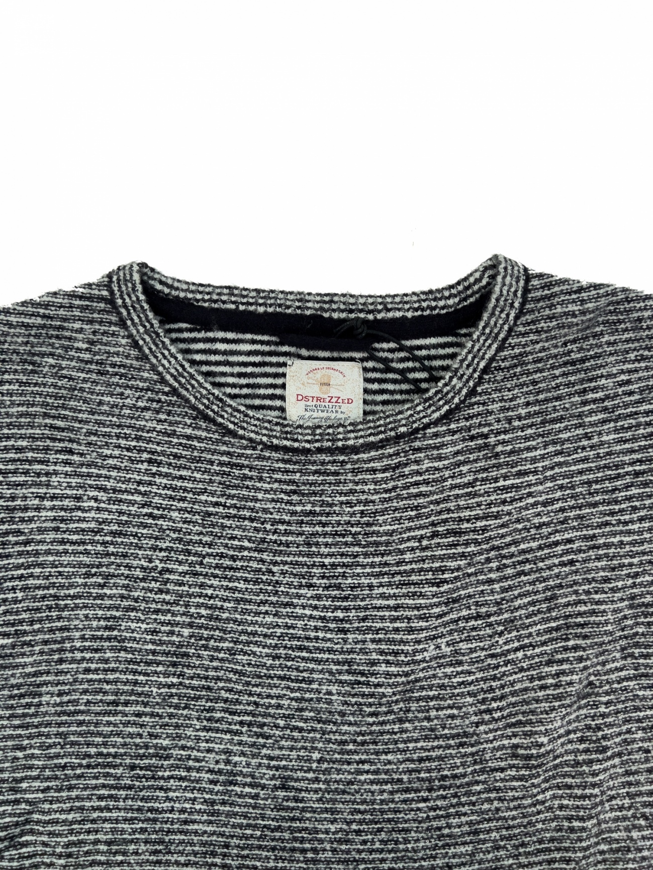 СВИТЕР DSTREZZED Dk. Navy / Offwhite 404091 фото 3