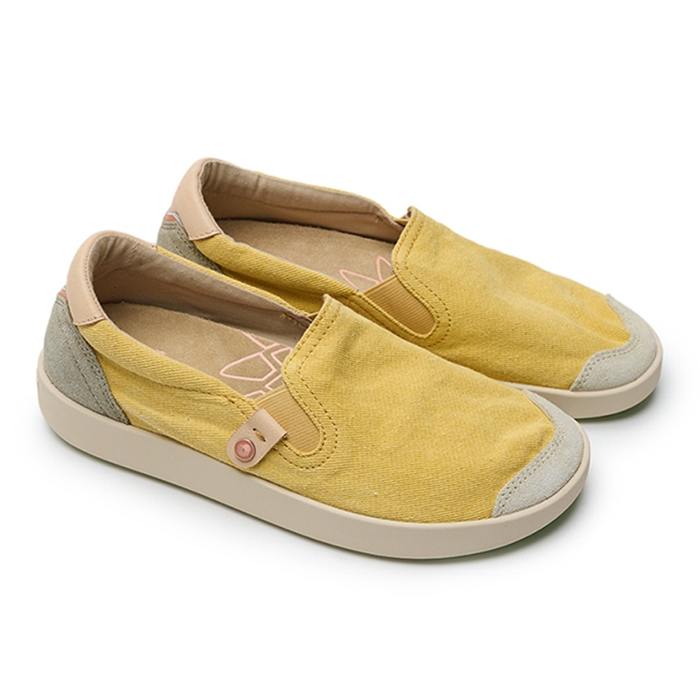 Слипоны Satorisan Kung Fu Cotton Vintage Yellow фото 2