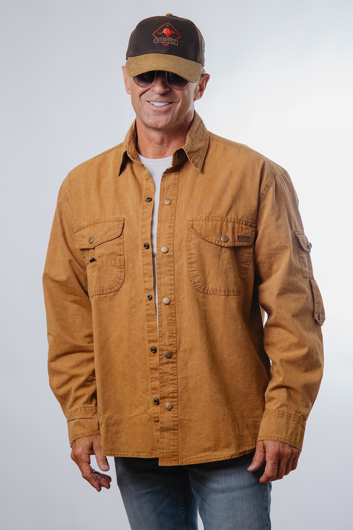 Рубашка Scippis Australian Fashion House GmbH 003S04 Cowra - Tobacco фото 1