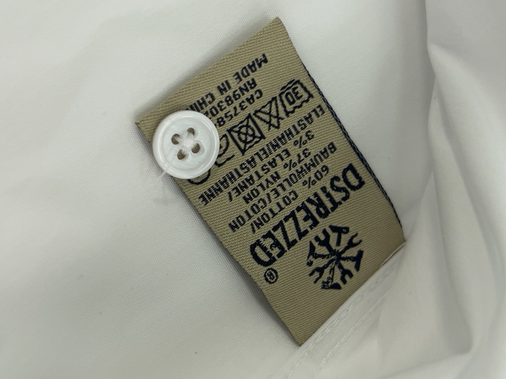 Рубашка Dstrezzed White 303105 фото 4