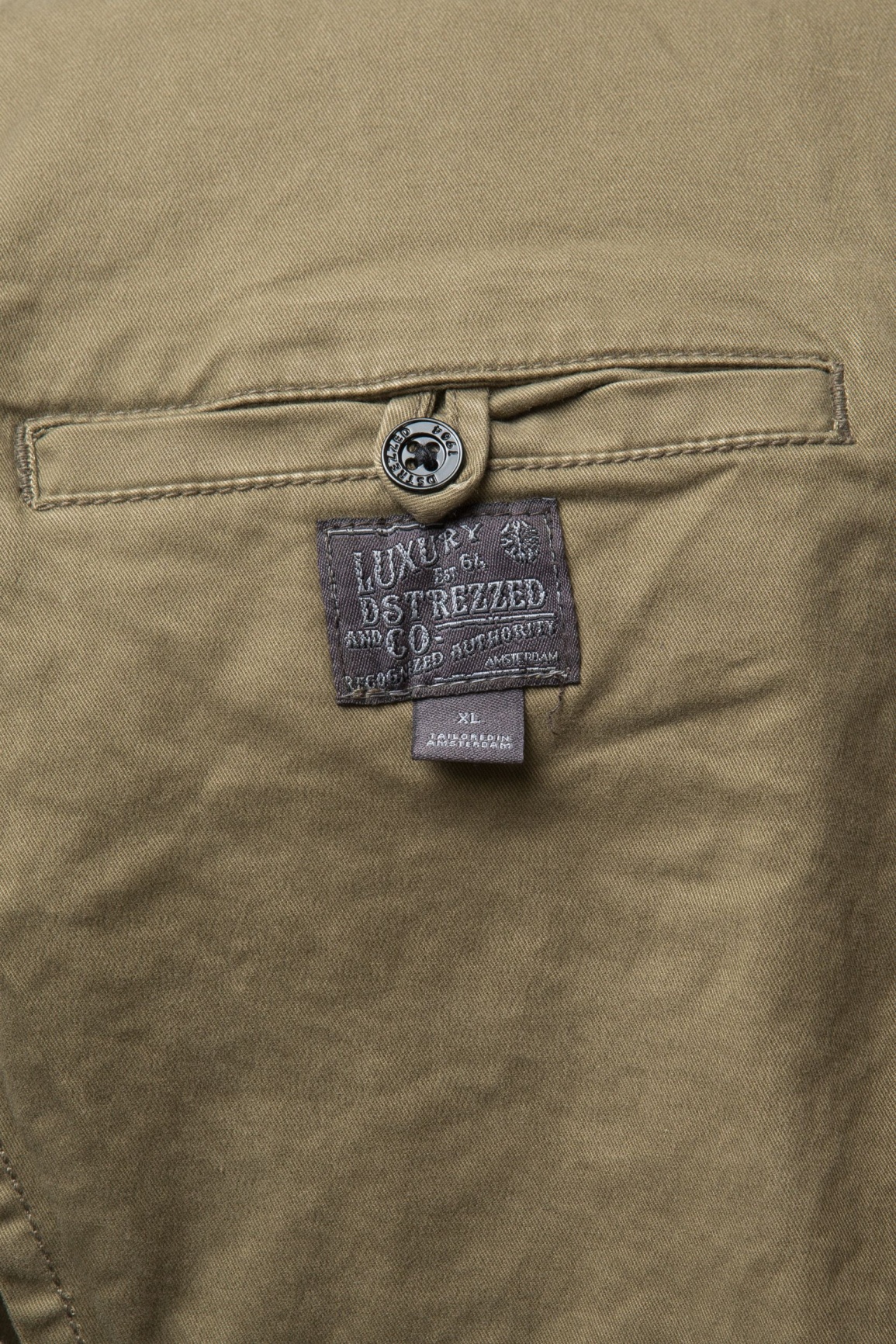 ПИДЖАК DSTREZZED WORKER BLAZER STRETCH TWILL ARMY GREEN 111084 фото 2