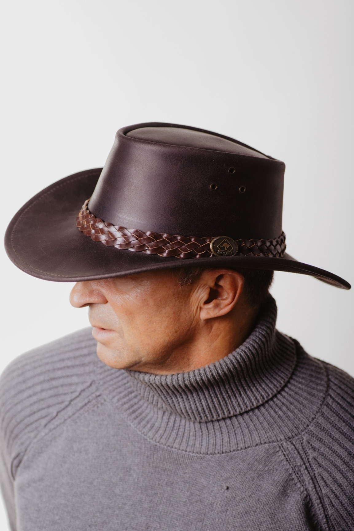 Шляпа 5H08 SCIPPIS Wallaroo - Brown фото 2